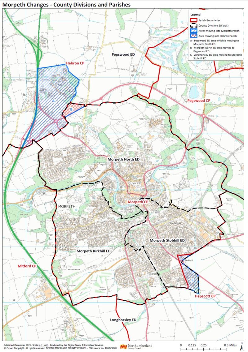 Morpeth Boundary Changes 2024
